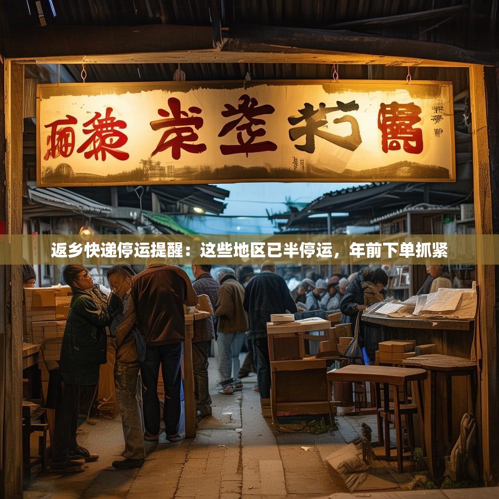 返乡快递停运提醒:这些地区已半停运,年前下单抓紧 返乡快递停运提醒:这些地区已半停运,年前下单抓紧