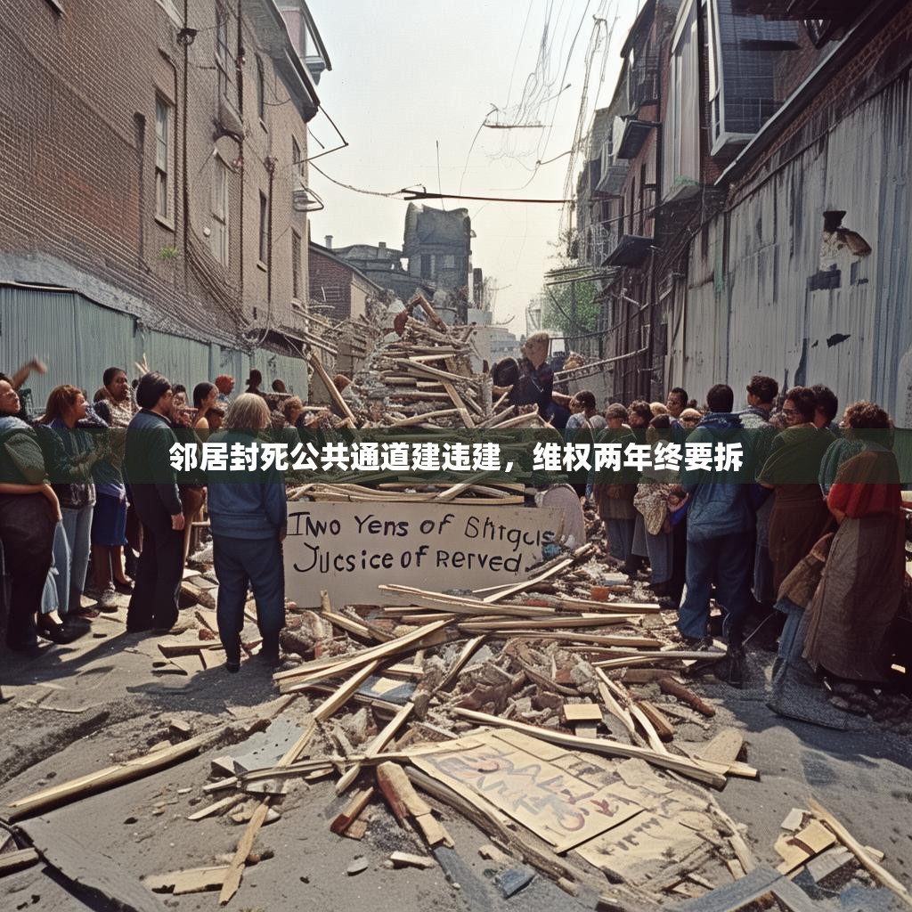 邻居封死公共通道建违建，维权两年终要拆